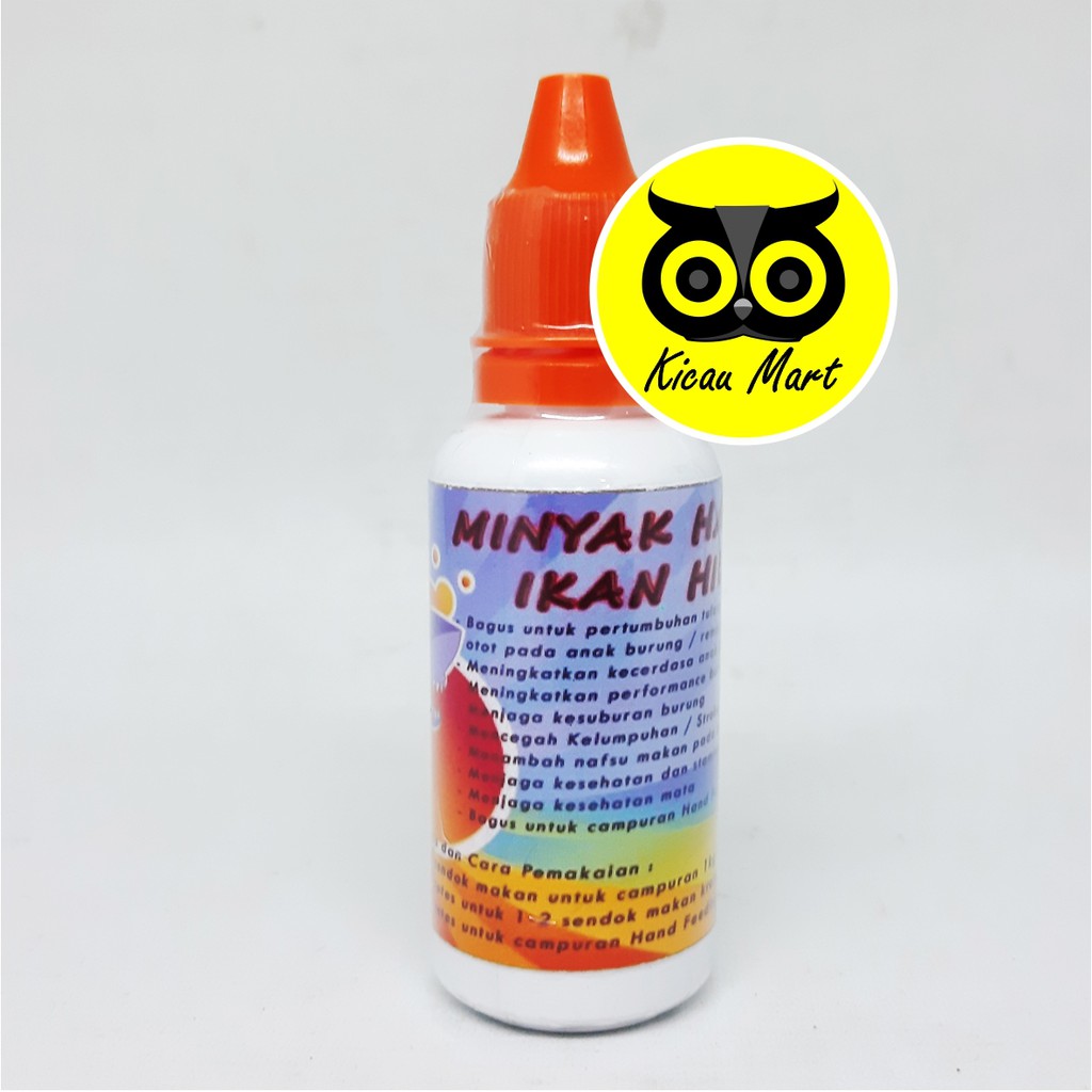 VITAMIN OBAT BURUNG MINYAK HATI IKAN HIU PERCEPAT PERTUMBUHAN KECERDASAN MURAI KENARI LOVEBIRD VMHIH