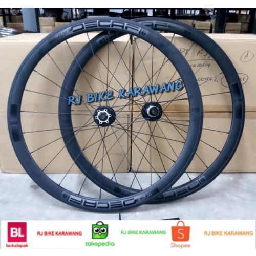 Unik Wheelset Decaf RoadBike 700 C Ta12x142 Disc Brake Murah