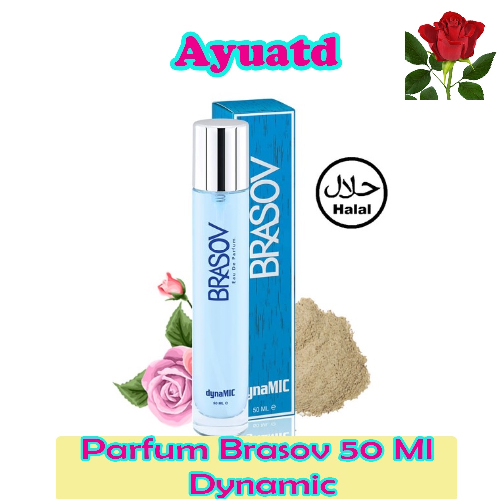 Parfum BRASOV Dynamic EDP 50ml Biru