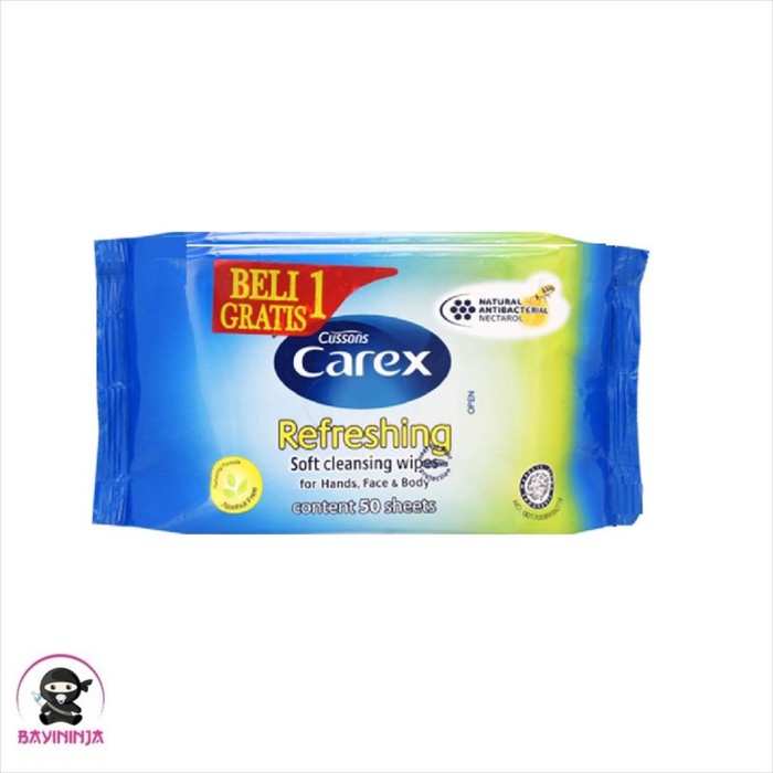 

CUSSONS CAREX Soft Cleansing Wipes Refreshing 50 s T-Ninjabayi 01