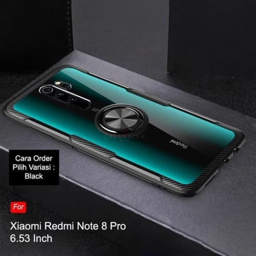 

Xiaomi Redmi Note 8 / Note 8 Pro Clear Case Magnetic Ring Verus Series