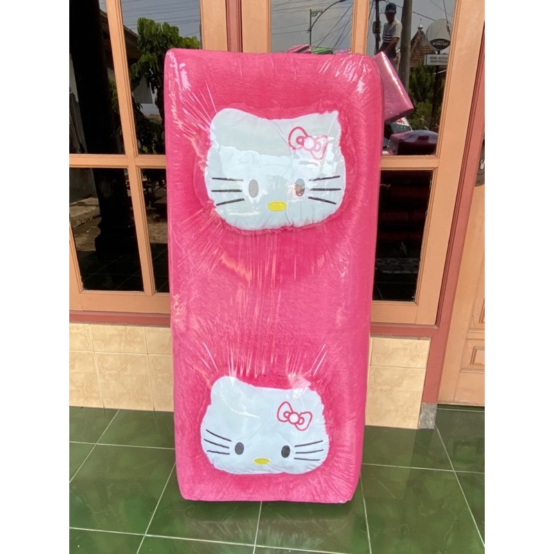 kasur lipat karakter 120x160  free 2 bantal boneka