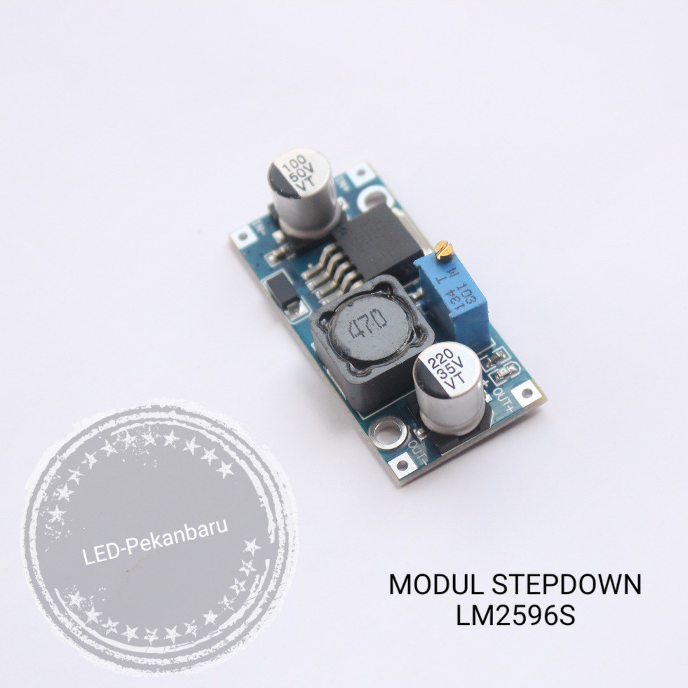 MODUL STEP DOWN LM2596 DC-DC ADJUSTABLE PENURUN TEGANGAN LM-2596