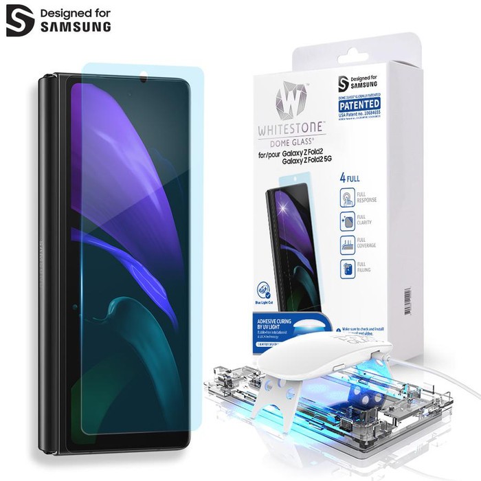 Whitestone Dome UV Tempered Glass Samsung Galaxy Z Fold2 Fold 2 Z fold