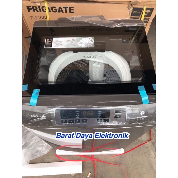 Mesin Cuci POLYTRON Zeromatic Laguna Automatic Washing Machine 9Kg PAW 9028 Y