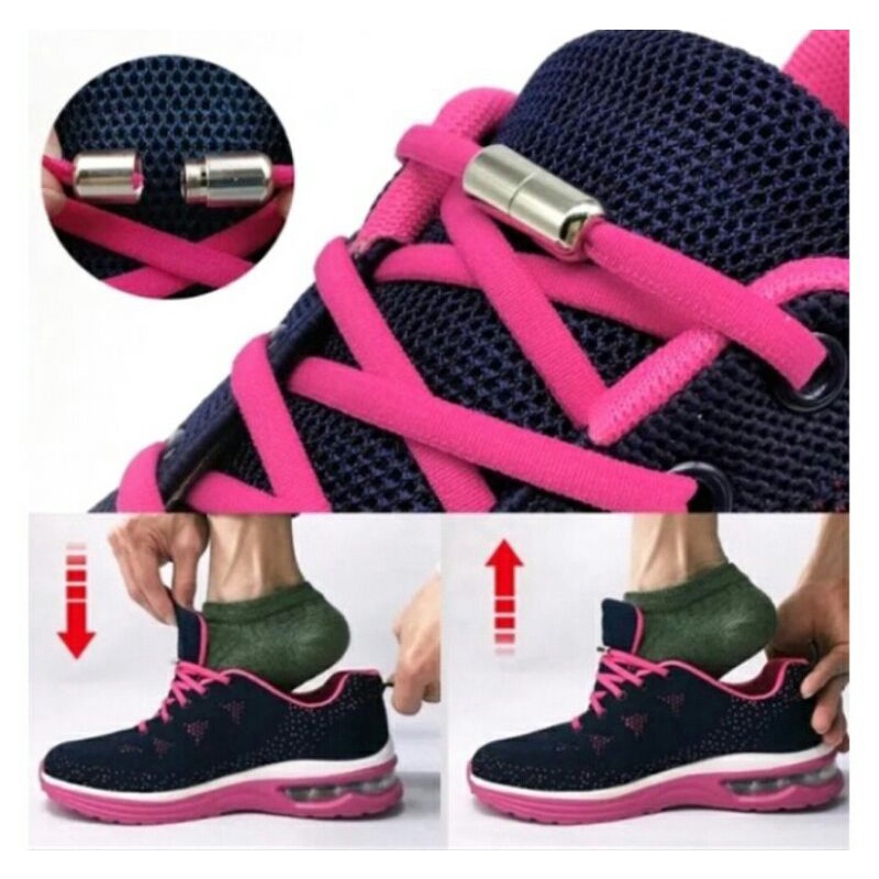 AKSESORIS TALI SEPATU BAHAN BESI | BUCKLE CAPSULE SHOES LACES LOCK KAPSUL TALI SEPATU