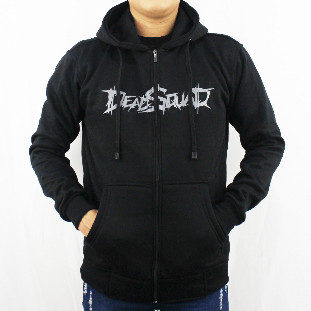 JAKET HOODIE MUSIK DEADSQUAD M L XL XXL 04 - JAKET DEADSQUAD METAL - JAKET UNDERGROUND DEADSQUAD