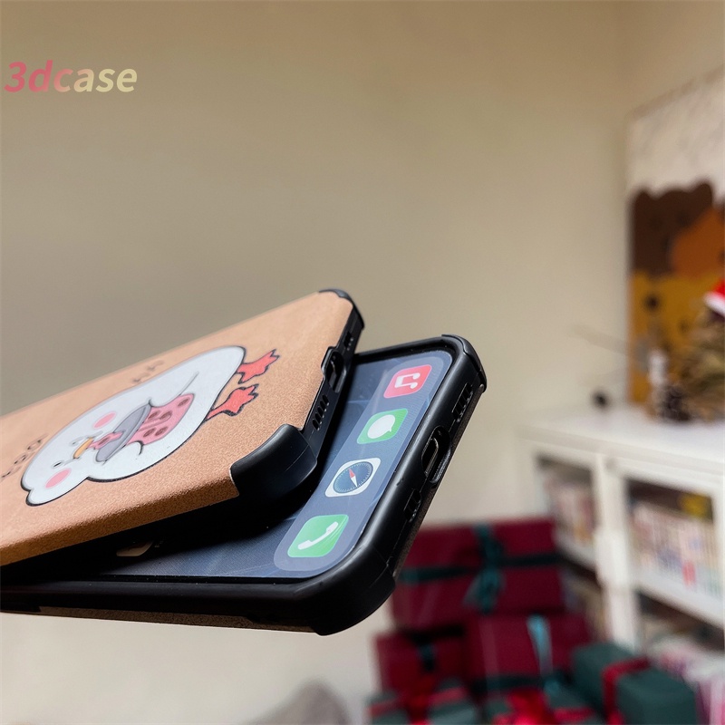 Casing Soft Case Realme C15 C21 C20 C12 C11 2021 5 5S 5i 6i C20A C17 7i C1 C2 C3 C3i realme Narzo 20 10 10A 20A 30A A15 A7 A5S A9 A5 2020  The New Tide Brand Duck Lamb Skin Leather Case