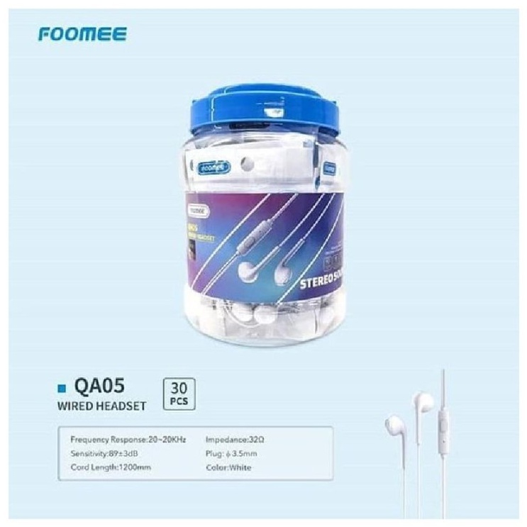Headset FOOMEE QA05 1Toples isi 30pcs
