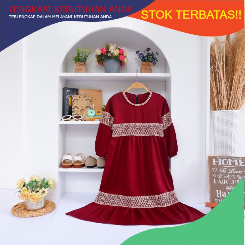RAMADHAN SALE PROMO GAJIAN / RAMADHAN SALE PROMO TERMURAH / 1-10TH EXCLUSIVE GAMIS ANAK PEREMPUAN FA