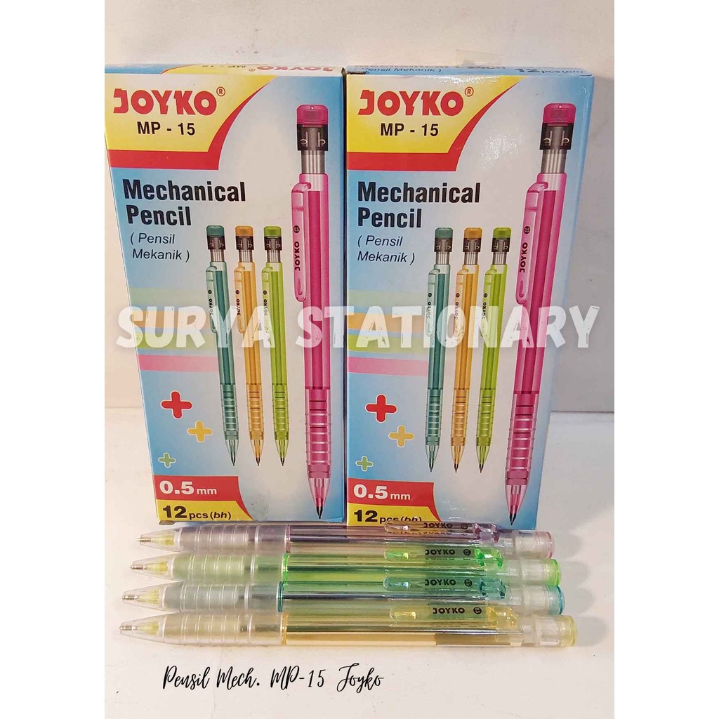 

(PAK) Mechanical Pencil MP-15 / Pensil Mekanik Joyko MP-15 0.5 mm