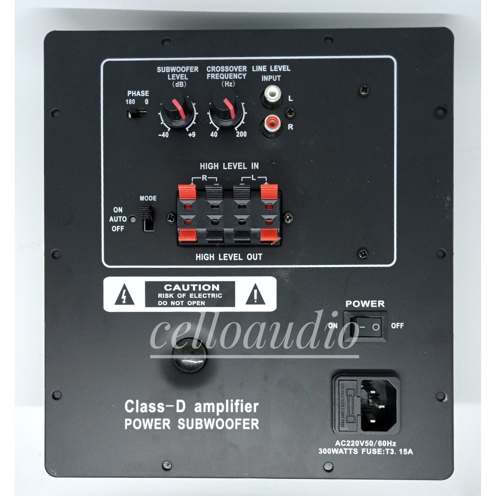 Power Kit Subwoofer Ht300 Class D Super Bass ubicaciondepersonas.cdmx