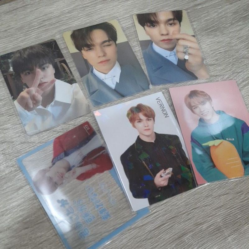 Vernon Carver Carat Ver Happy Ending Pc Photocard Seventeen Album Set