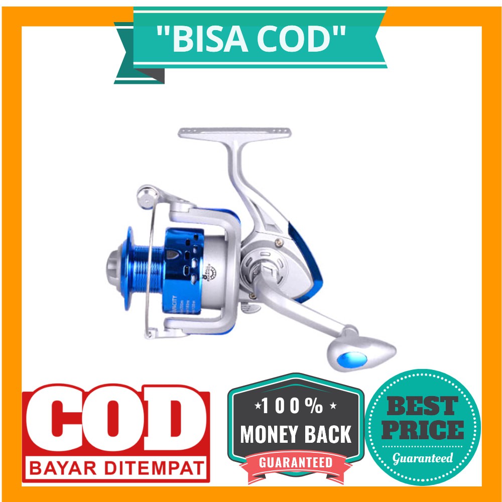 BISA COD DEBAO Reel Pancing CS5000 8 Ball Bearing - Blue