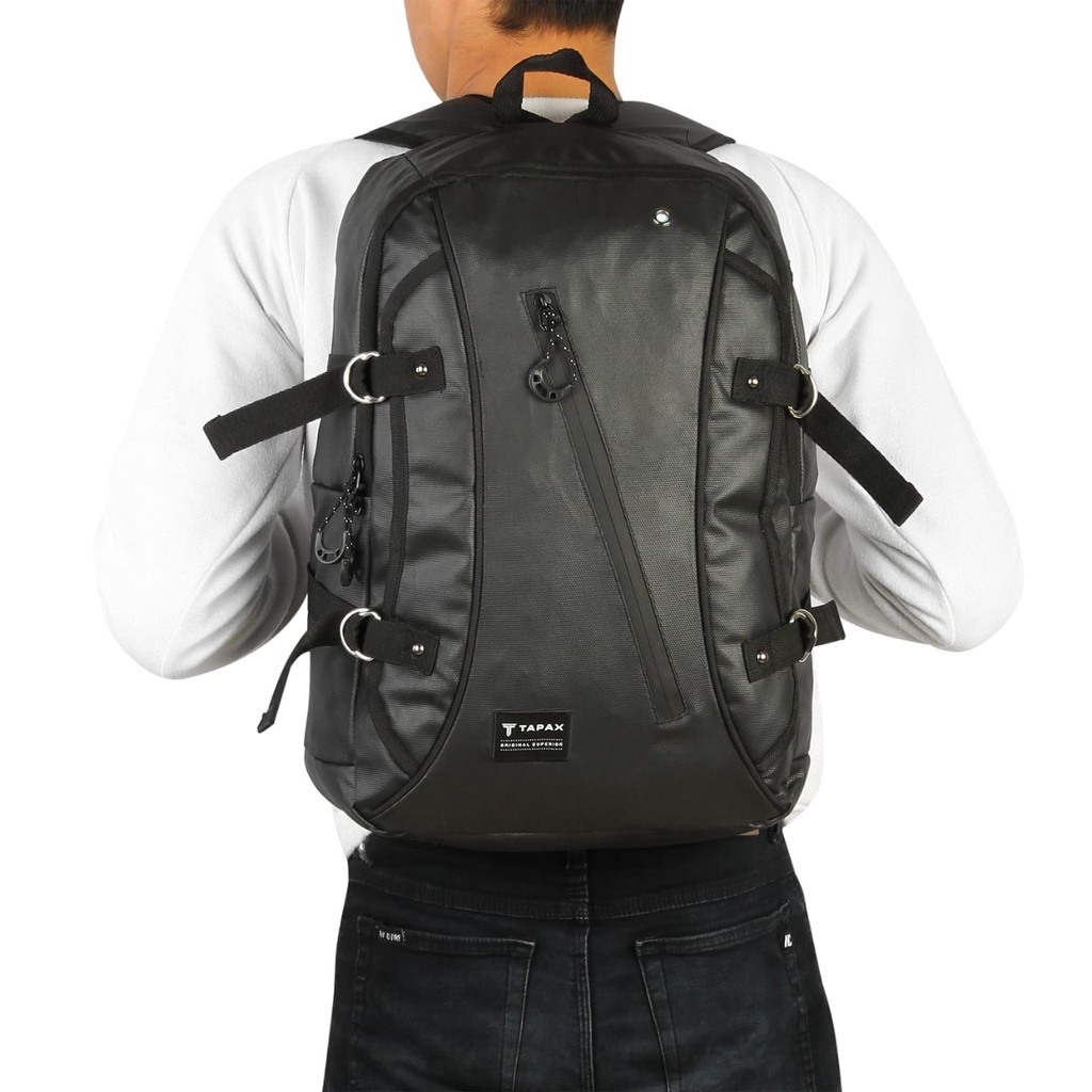 Tas Ransel Sekolah/ Backpack Laptop Rocky Waterproof Ransel Pria Zetshop
