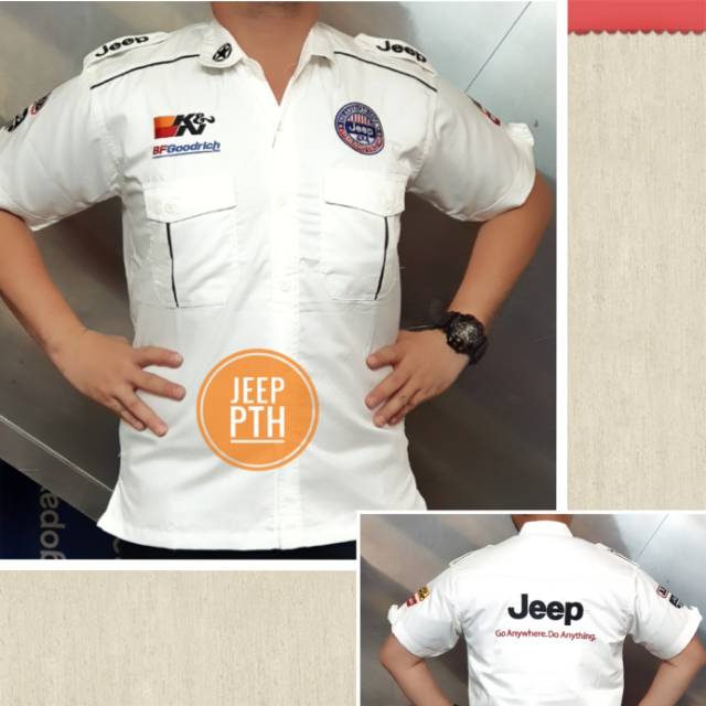 Baju Seragam Otomotif Jeep, Baju Komunitas Moto GP, Kemeja Bordir F1