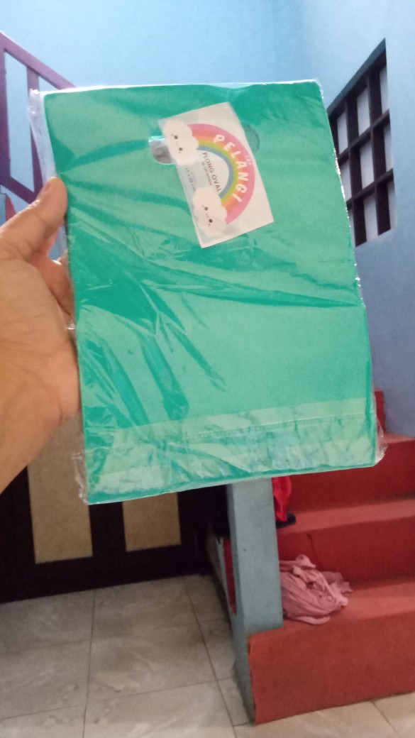 ❤baru❤kantong Plong Pelangi 15x22cm . Kantong Pond Oval . Plong Oval Kantong Olshop Online Shop