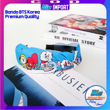 Bando BTS Korea Print Premium Impor Best Seller