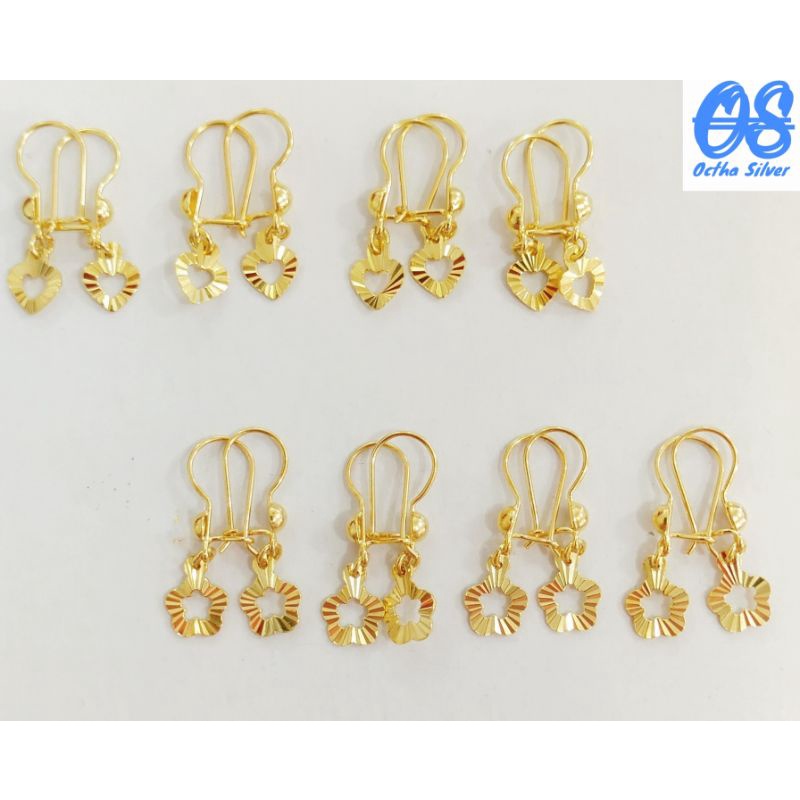 ANTING KAIT ANAK ANAK PERAK 925 LAPIS MAS