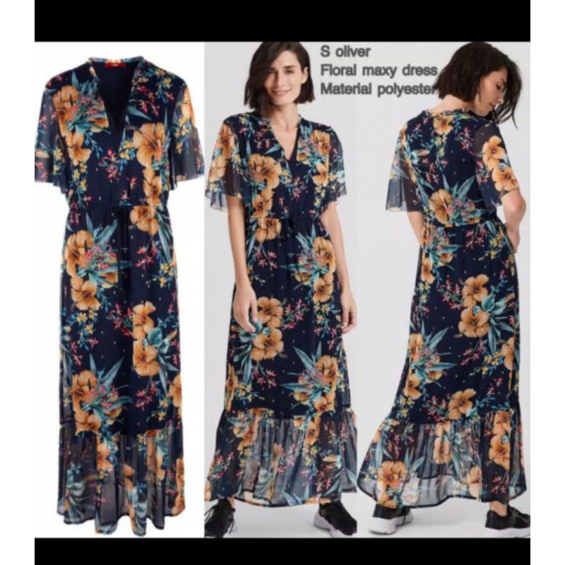 dress Maxi flower S.Oliver