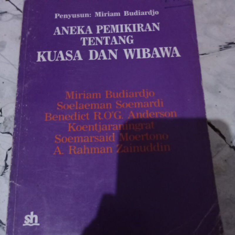 Buku Aneka pemikiran tentang kuasa dan wibawa