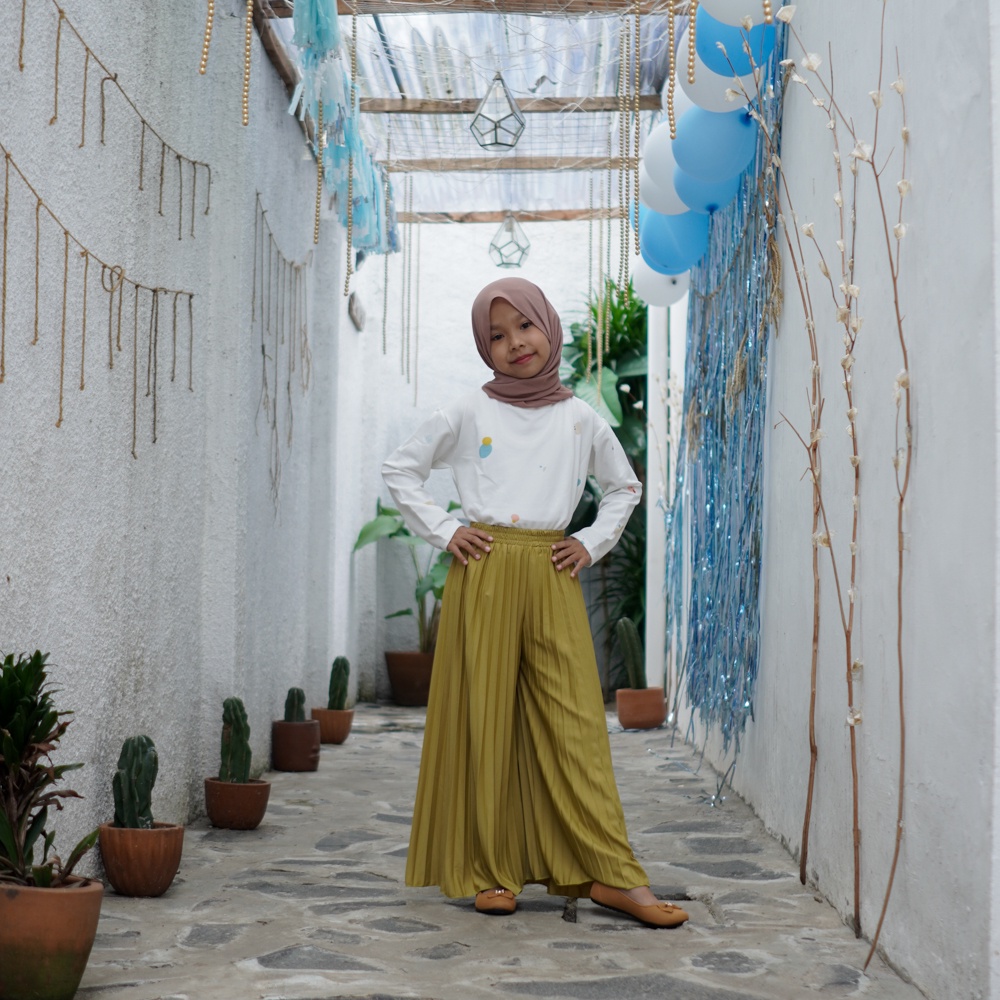 Celana Kulot Plisket Anak Premium PART 1