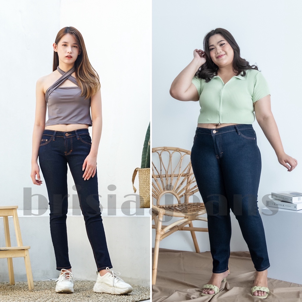 [SIZE 27-42] TIFFANY Skinny Jeans - 2 Colour / Celana Jeans Bigsize