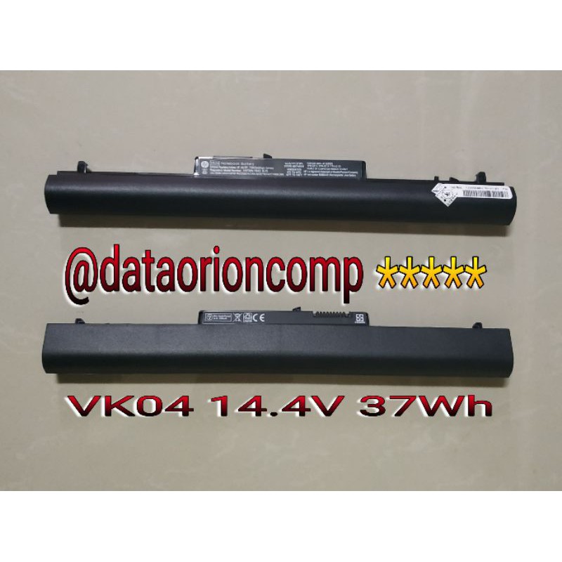 Baterai Battery HP Pavilion Sleekbook 14 VK04 14-B000EX 14-B001EK 15-B000 HSTNN-YB4D