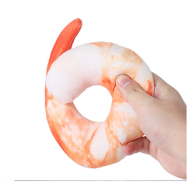 Mainan Motif Udang Untuk Gigitan Pet Hewan Peliharaan Anda Kucing