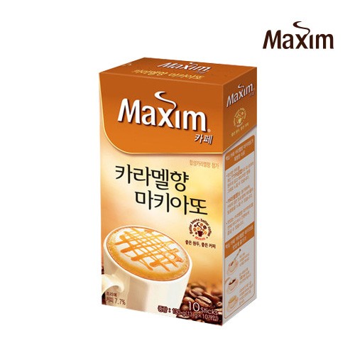 

(BISA COD) MAXIM CAFE COFFEE | Mocha Latte Caramel Macchiato Vanilla Hazelnut - CARAMEL