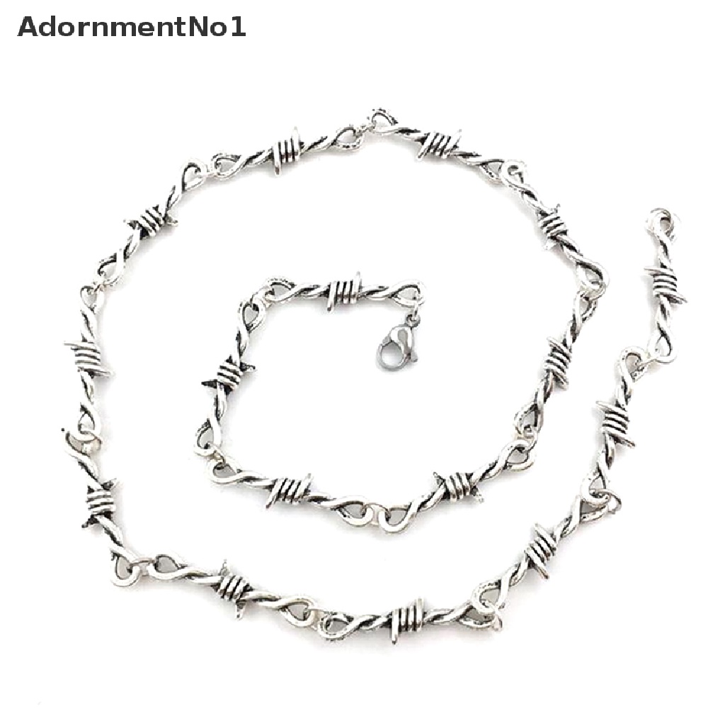 (AdornmentNo1) 10pcs / Set Gelang Tangan Kawat Berduri Warna Gold / Silver Untuk Perhiasan Wanita DIY