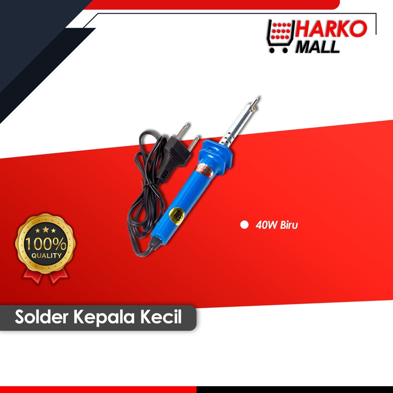 SOLDER KEPALA KECIL 40 WATT (BIRU)