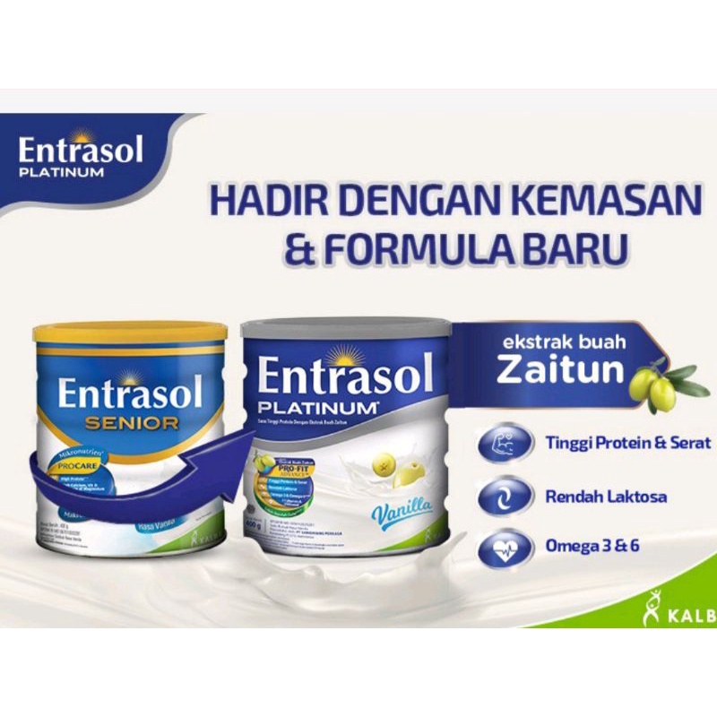 

ENTRASOL PLATINUM VANILA 400GR