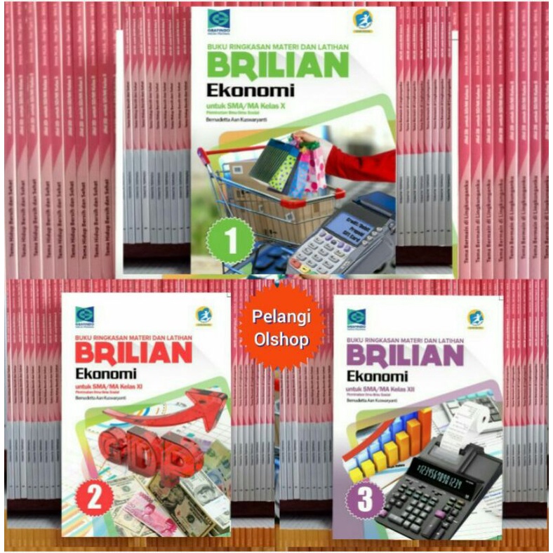 BUKU BRILIAN EKONOMI SMA/MA KELAS 10,11,12 REVISI K13N GRAFINDO