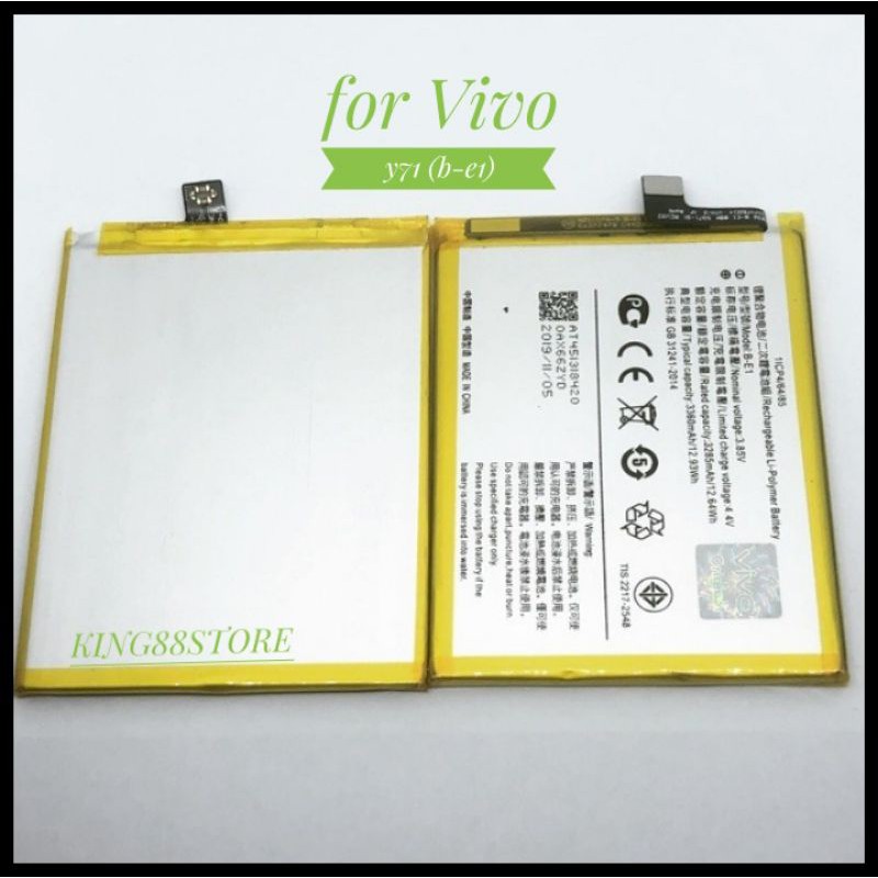 BATTERY BATTERAI BATRE ORIGINAL VIVO Y71 B-E1