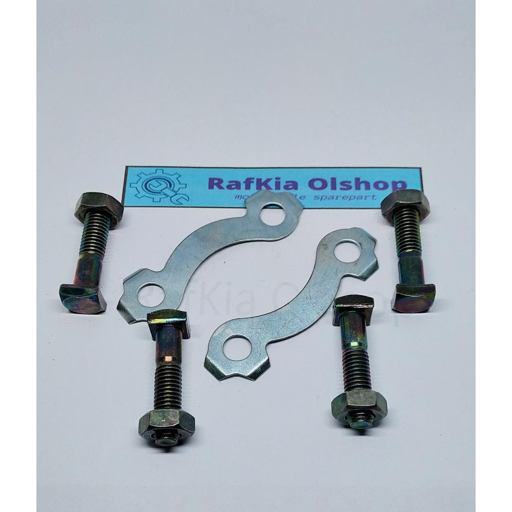 Set Baut Baud Gear Gir Plus Kleman Belakang Suzuki