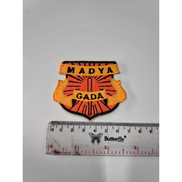 Bedge bordiran Gada Madya  | Bet bordiran gada Madya Bordiran Gada Madya baju PDH PDL