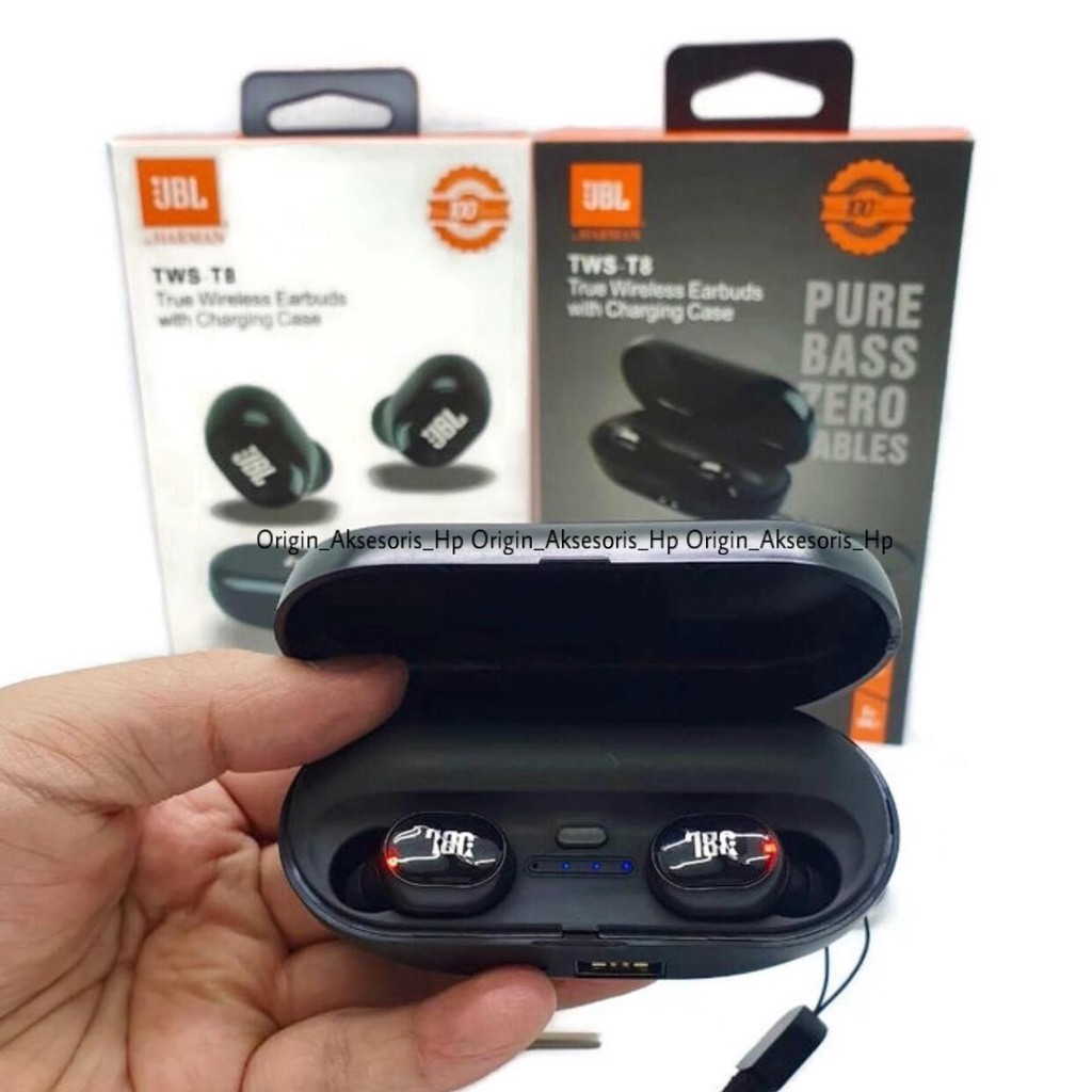 Headset Bluetooth JBL M18 / TWS-T8 Wireless Earphone ftmn