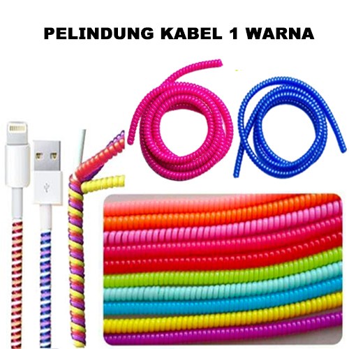 PELINDUNG KABEL SPIRAL 1 WARNA 2 WARNA 3 WARNA