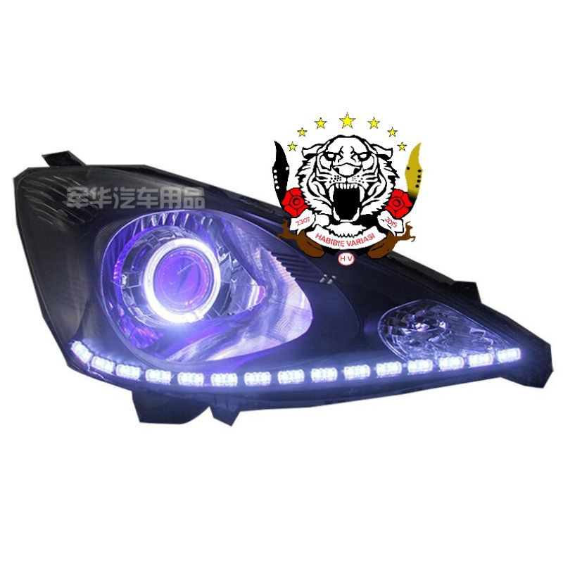 Headlamp Honda Jazz GE8 2008-2013.Lampu Custom Honda Jazz GE8 2008-2013 Projector Proji Alis Led Wel