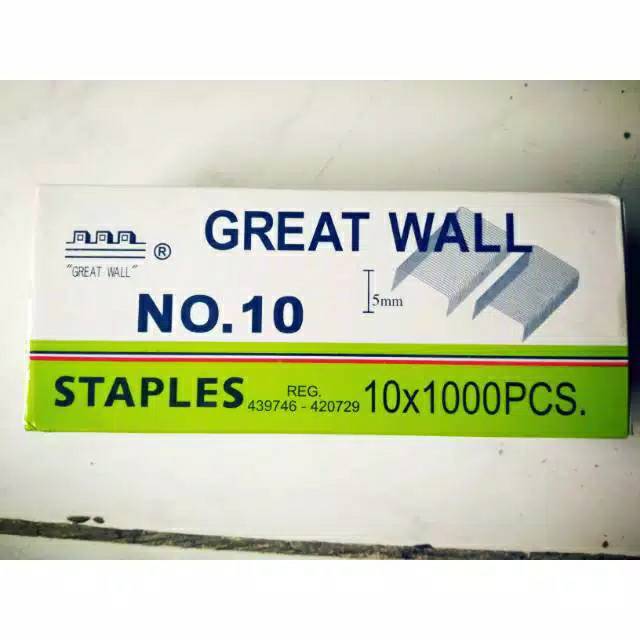 

Isi staples Great wall no. 10