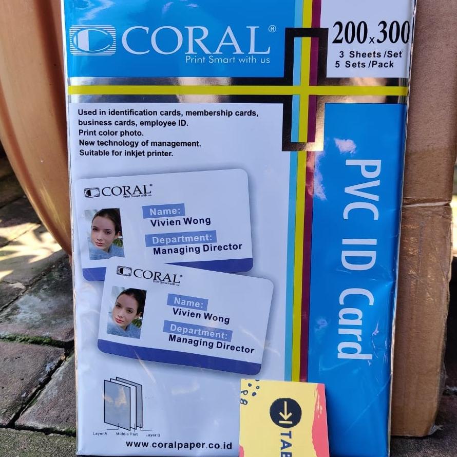 

Ready DYK9E CORAL PVC ID CARD 96 Diskon