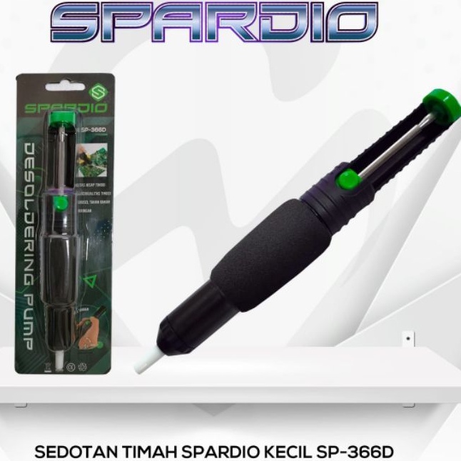 sedotan penghisap timah ATRAKTOR SPARDIO SP-366D desoldering pump pengangan handle spons bus