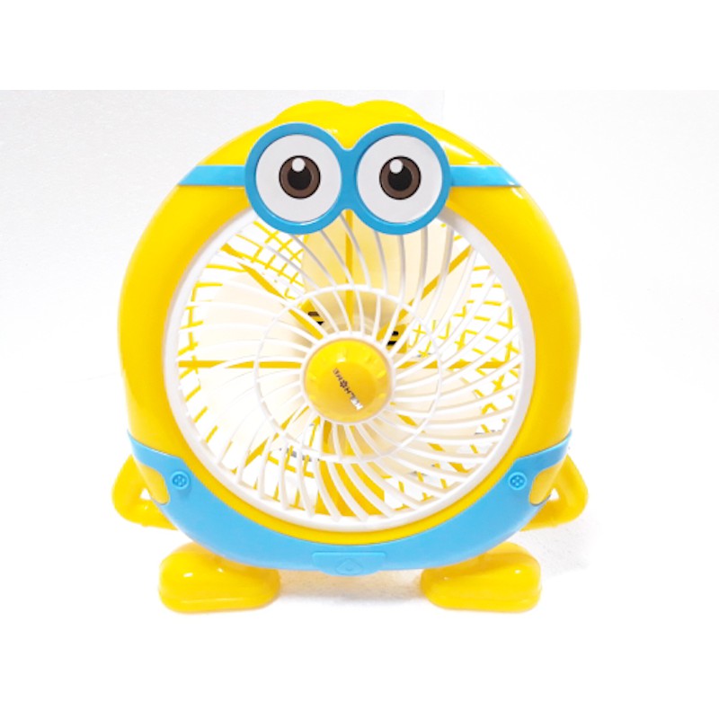 Kipas Angin Meja Welhome Karakter Minion Unik Murah Berkualitas