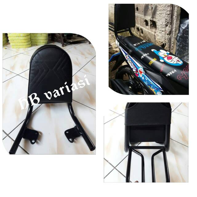 Sandaran belakang motor metik