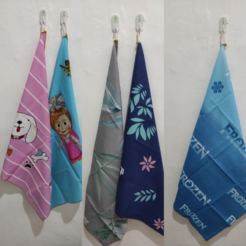 Serbet katun kain lap katun serbet motif kain lap katun motif murah serbet murah (random)