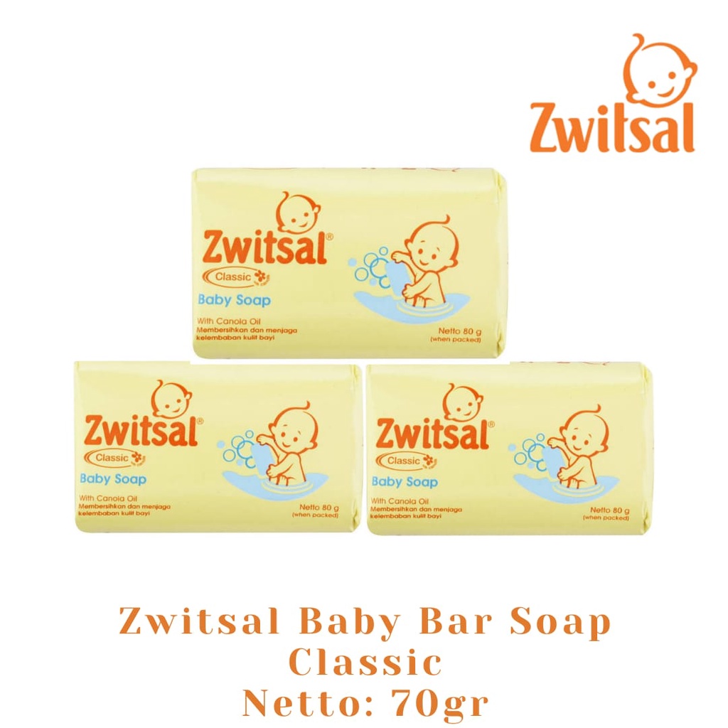 Zwitsal Baby-Seifenstücke 90g - 2 Stück - Sanfte Pflege Für Zarte Babyhaut