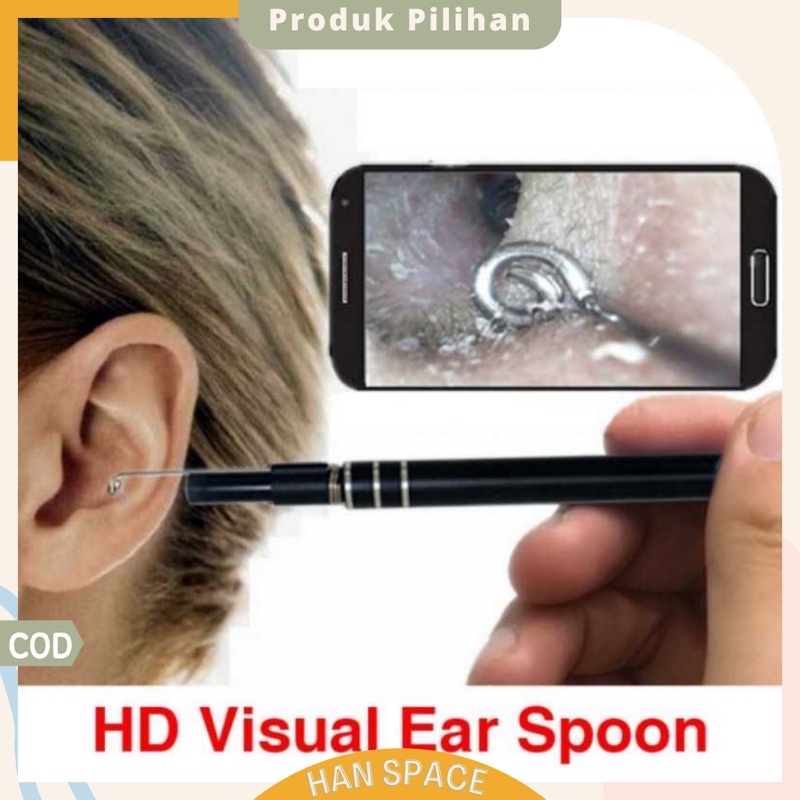 Alat Pembersih Telinga Dengan Kamera Endoscope