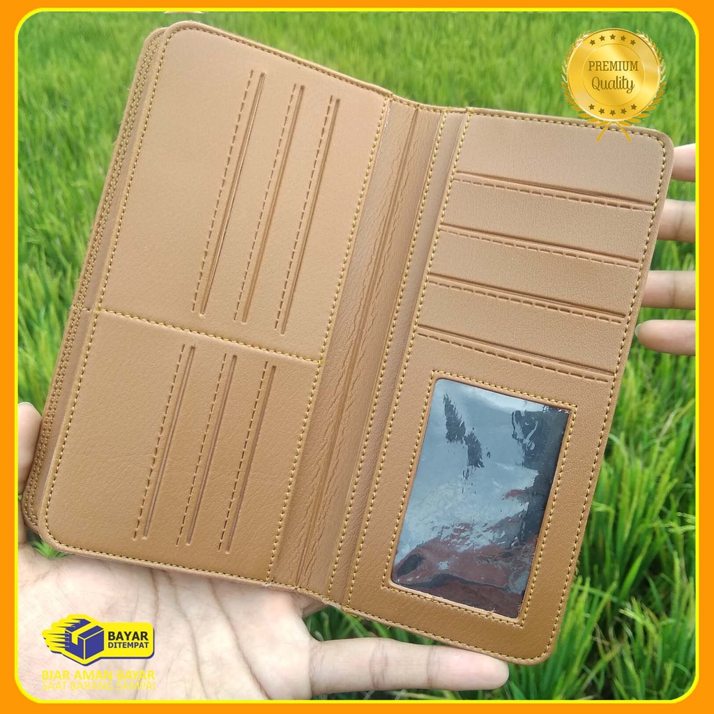 JUNI MANTUL SALE! Dompet lipat Pria panjang Bahan premium