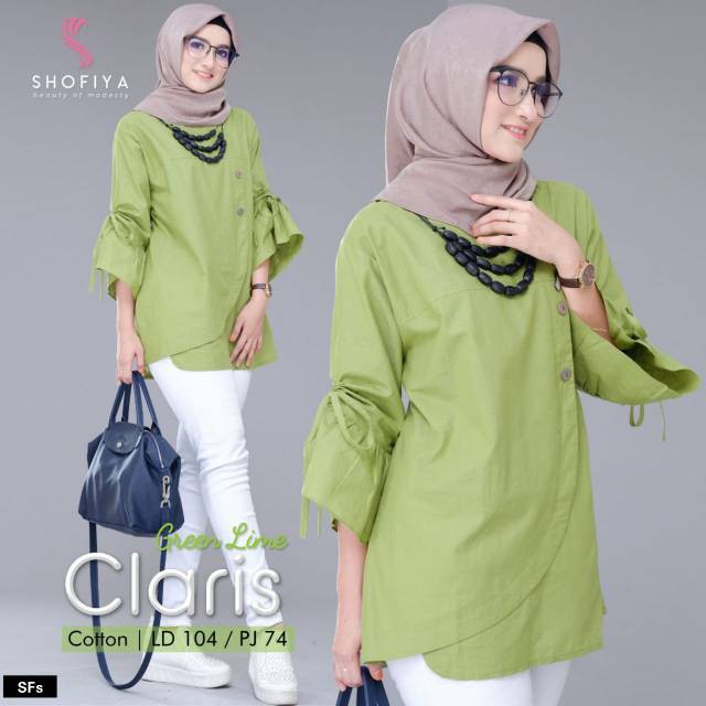 BAJU ATASAN CLARIS TUNIK TERMURAH